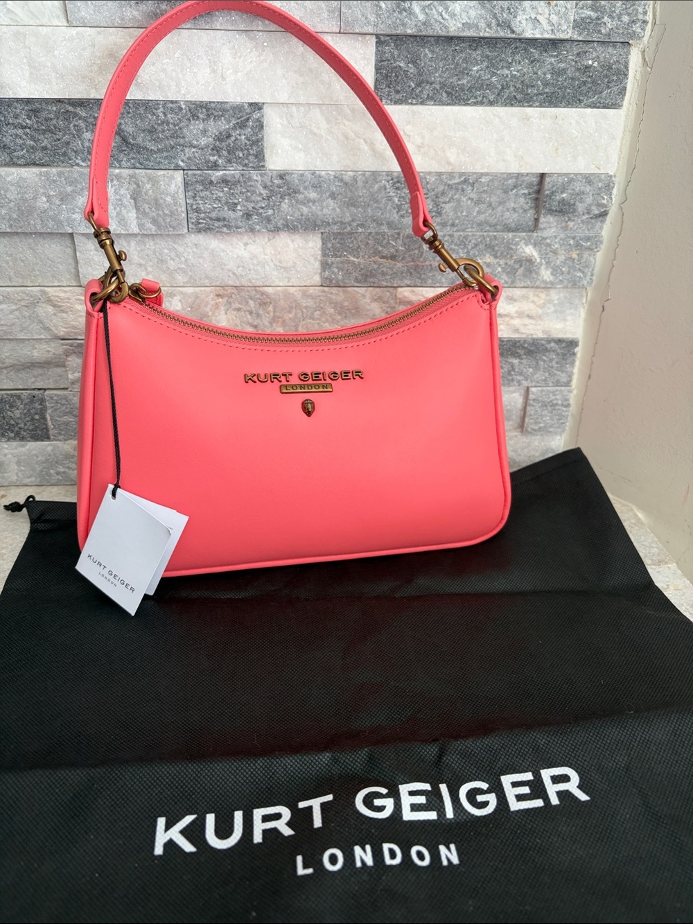 Kurt Geiger London Highgate Leather Shoulder Bag new with tags